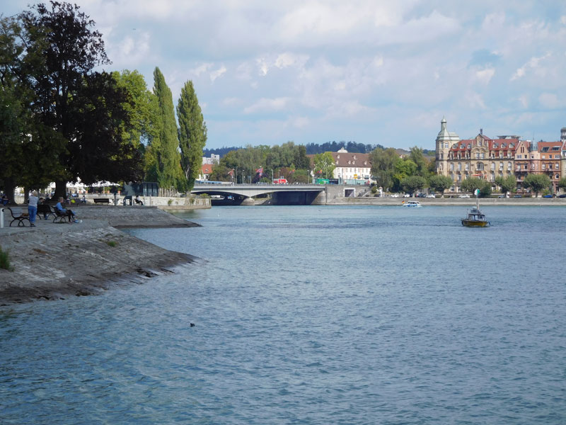 Konstanz Rheinkilometer Null